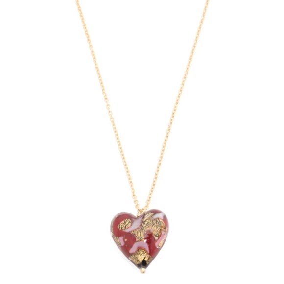 MIA FIORE Jewelry - MIA FIORE Gold Made In Italy 18kt Gold Plated Murano Glass Pendant Necklace